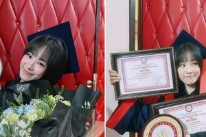 Lương Bích Hữu gây bất ngờ với diện mạo trẻ trung tại lễ tốt nghiệp dù đã U50