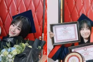 Lương Bích Hữu gây bất ngờ với diện mạo trẻ trung tại lễ tốt nghiệp dù đã U50