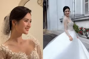  Hoa hậu Ý Nhi làm cô dâu sau tin đồn chia tay bạn trai