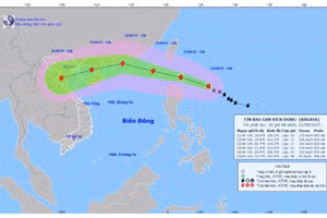 Siêu bão Ragasa mạnh ngang bão Yagi