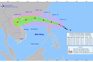 Siêu bão Ragasa mạnh ngang bão Yagi