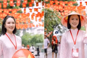 Hồng Diễm gây thương nhớ với vẻ đẹp dịu dàng nền nã, thướt tha trong tà áo dài