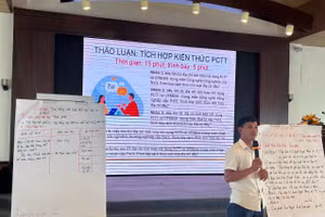 Tích hợp kiến thức phòng, chống thiên tai vào các môn học tại Bình Định