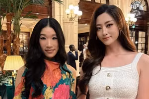 Lương Thùy Linh tỏa sáng, tự tin đọ sắc với 'yêu nữ hàng hiệu' Becca Bloom