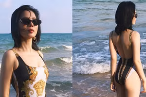 Lệ Quyên khoe dáng đẹp xuất sắc với bikini sang chảnh 