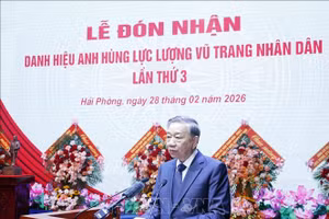 Phát biểu của Tổng Bí thư tại Lễ đón nhận Danh hiệu Anh hùng LLVTND của Quân chủng Hải quân 