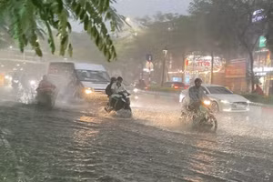 Áp thấp nhiệt đới suy yếu từ bão Ragasa gây mưa to đến rất to, có nơi trên 300mm