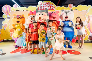 Khoảnh khắc đáng nhớ trong bữa tiệc sinh nhật chú sói nhỏ Wolfoo