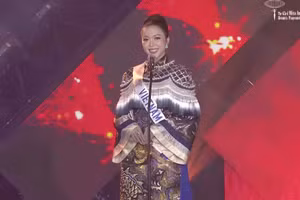 Phản ứng gây chú ý của Kiều Duy khi không thể lọt top 20 Miss International 2025