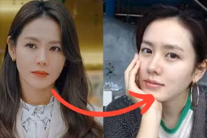 Cận cảnh mặt mộc đẹp không tì vết của Song Hye Kyo, Son Ye Jin