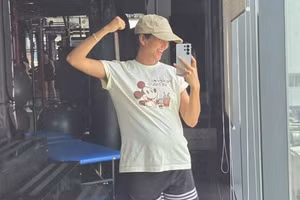 Hoa hậu H'Hen Niê gây bất ngờ ở phòng tập gym