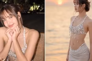 Lisa (BLACKPINK) mừng sinh nhật bằng loạt ảnh đẹp ‘nín thở’ trên bãi biển