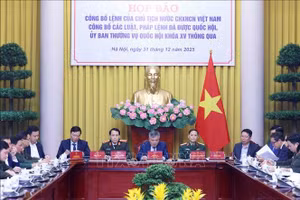 Công bố Lệnh của Chủ tịch nước về 14 luật và 1 pháp lệnh