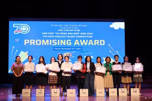 Sân chơi 'Tài năng Anh ngữ 2025' khơi mở đam mê ngoại ngữ cho thiếu nhi Thủ đô