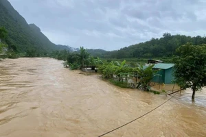 Hoàn lưu bão số 3 gây mưa lớn tại vùng núi phía tây của tỉnh Nghệ An. (Ảnh minh họa)