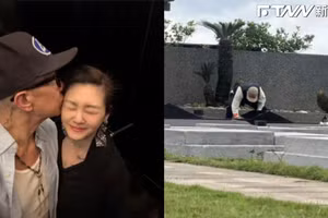 DJ Koo lặng lẽ dọn mộ Từ Hy Viên ngay ngày đầu năm mới