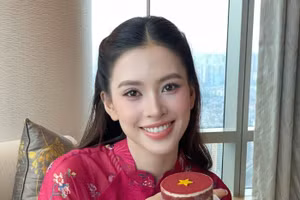 Hoa hậu Tiểu Vy, Thanh Thủy ghi điểm với hành động nhỏ mừng đại lễ A80