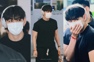  V (BTS) gây ấn tượng mạnh với thời trang tối giản 