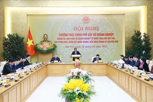 Hội nghị Thường trực Chính phủ với doanh nghiệp hàng đầu đất nước