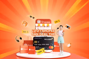 Chủ thẻ nhận ưu đãi lớn từ BAC A BANK - cả năm thỏa thích Shopee