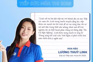 Hoa hậu Lương Thùy Linh làm đại sứ Tiếp sức mùa thi năm 2025