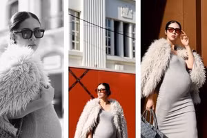 Hoa hậu Ngọc Hân khoe nhan sắc 'đỉnh chóp' trước thời khắc làm mẹ