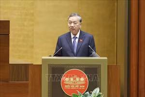 Tổng Bí thư Tô Lâm phát biểu chỉ đạo Hội nghị. Ảnh: Doãn Tấn/TTXVN