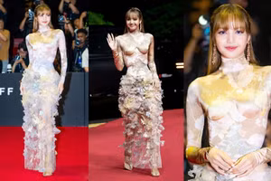 Lisa (BLACKPINK) nhận loạt phản ứng sau màn xuất hiện tại LHP quốc tế Busan