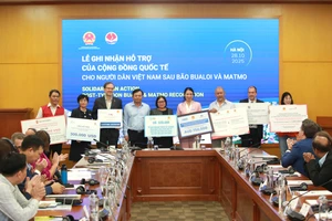 Việt Nam nhận hơn 9,6 triệu USD cứu trợ sau bão Bualoi và Matmo
