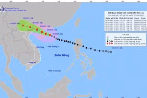 Bão Matmo giật cấp 15, ảnh hưởng trực tiếp đến Bắc Bộ từ chiều tối nay