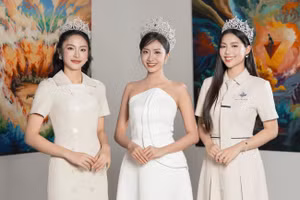 Nhan sắc rạng rỡ của top 3 Hoa hậu Việt Nam 2024 sau một tháng đăng quang