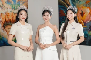 Nhan sắc rạng rỡ của top 3 Hoa hậu Việt Nam 2024 sau một tháng đăng quang