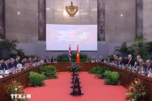 Tổng Bí thư, Chủ tịch nước Tô Lâm hội đàm với Bí thư thứ nhất, Chủ tịch Cuba