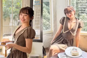 Tóc Tiên hóa thiếu nữ đôi mươi với đầm búp bê gợi cảm 