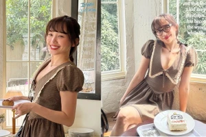 Tóc Tiên hóa thiếu nữ đôi mươi với đầm búp bê gợi cảm 