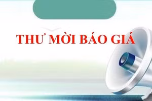 Thư mời báo giá tư vấn lập hồ sơ mời thầu và đánh giá hồ sơ dự thầu 