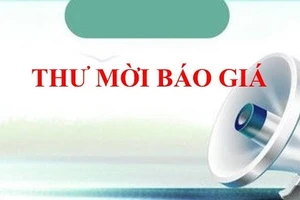 Thư mời báo giá tư vấn lập hồ sơ mời thầu và đánh giá hồ sơ dự thầu 