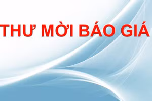 Thư mời báo giá viết bài tuyên truyền 