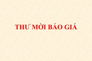 Thư mời báo giá sản xuất vật phẩm truyền thông