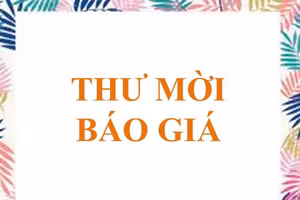 Thư mời báo giá 