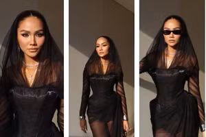 H'Hen Niê tái xuất ấn tượng sau gần 3 tháng sinh nở, đẹp rạng rỡ đến khó tin