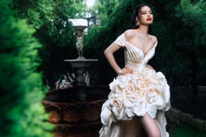 Á hậu Ánh Vương xuất hiện vô cùng ấn tượng trong loạt ảnh mới