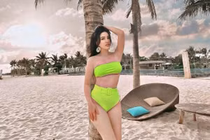 Bảo Thy khi diện bikini đẹp hút mắt giữa tin đồn mang thai lần 2