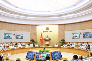 Phiên họp Chính phủ Thường kỳ tháng 9 năm 2024 và Hội nghị Chính phủ với các địa phương. (Ảnh: Dương Giang/TTXVN)