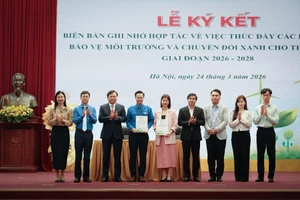 Quỹ Vì tương lai xanh cùng Đoàn Thanh niên Bộ NN&MT thúc đẩy sáng kiến xanh