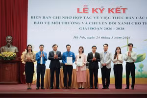 Quỹ Vì tương lai xanh cùng Đoàn Thanh niên Bộ NN&MT thúc đẩy sáng kiến xanh