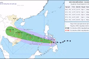Bão Kalmaegi gây nguy cơ xuất hiện đợt lũ mới