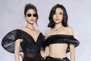 Kỳ Duyên khoe vòng eo siêu thực, gợi cảm hết nấc khi sóng đôi cùng Thiên Ân