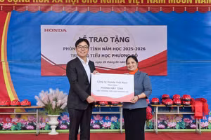Honda Việt Nam tặng thư viện và phòng máy tính cho học sinh tiểu học