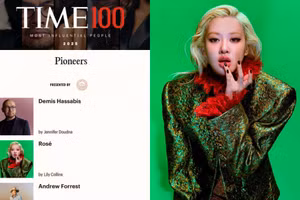 Rosé (BLACKPINK) lọt top 100 người có ảnh hưởng nhất năm 2025